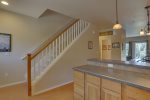 Kitchen and Upstairs Staircase